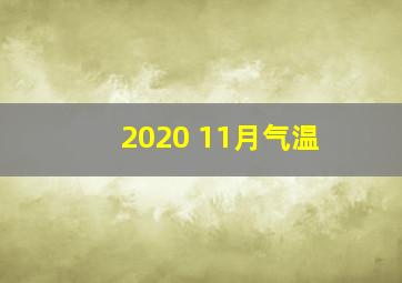 2020 11月气温